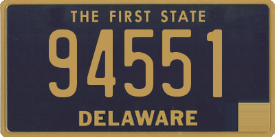 DE license plate 94551