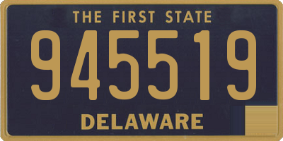 DE license plate 945519