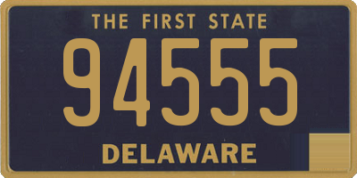 DE license plate 94555