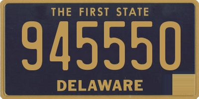 DE license plate 945550