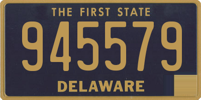 DE license plate 945579