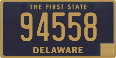 DE license plate 94558