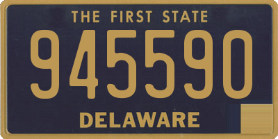 DE license plate 945590