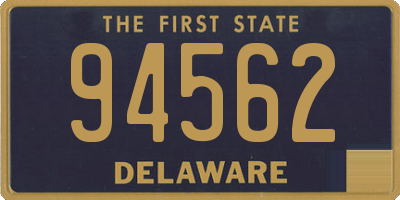 DE license plate 94562