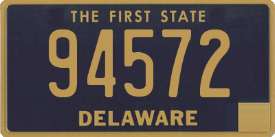DE license plate 94572