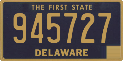 DE license plate 945727
