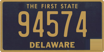 DE license plate 94574