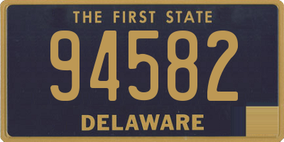 DE license plate 94582