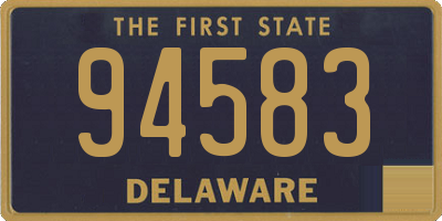 DE license plate 94583