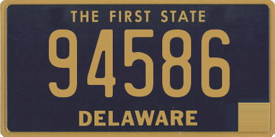 DE license plate 94586