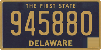 DE license plate 945880
