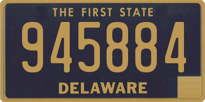 DE license plate 945884