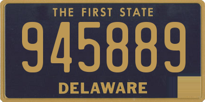 DE license plate 945889