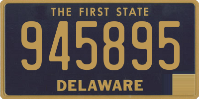DE license plate 945895