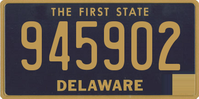 DE license plate 945902
