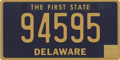 DE license plate 94595