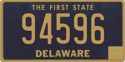 DE license plate 94596