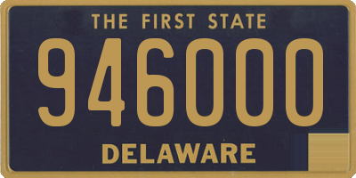 DE license plate 946000