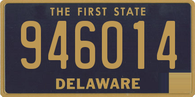 DE license plate 946014