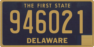DE license plate 946021