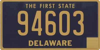 DE license plate 94603