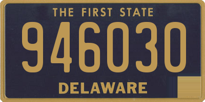 DE license plate 946030