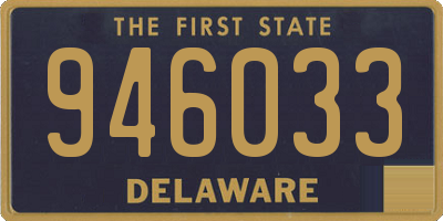 DE license plate 946033