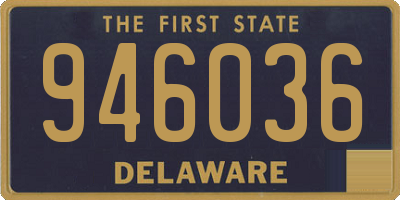 DE license plate 946036