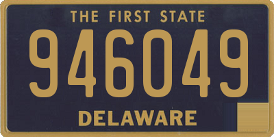 DE license plate 946049