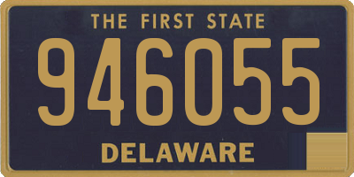 DE license plate 946055