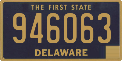 DE license plate 946063