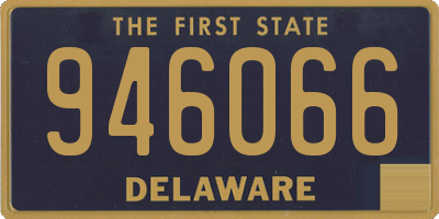 DE license plate 946066