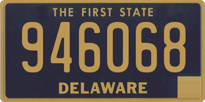 DE license plate 946068