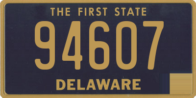 DE license plate 94607
