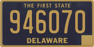 DE license plate 946070