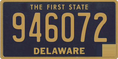 DE license plate 946072