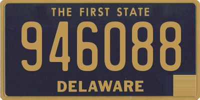 DE license plate 946088