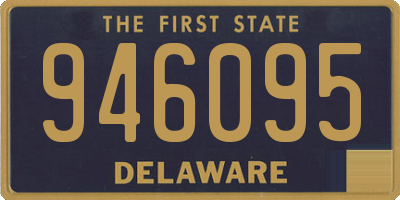 DE license plate 946095