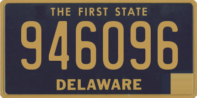 DE license plate 946096