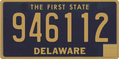 DE license plate 946112