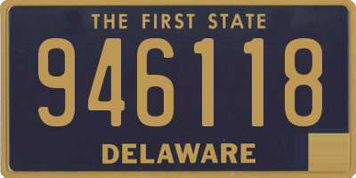 DE license plate 946118