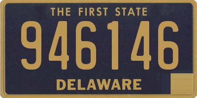 DE license plate 946146