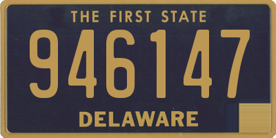 DE license plate 946147