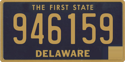 DE license plate 946159