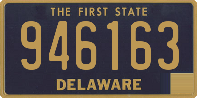 DE license plate 946163