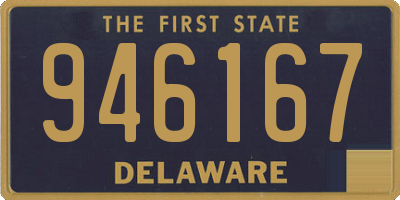 DE license plate 946167