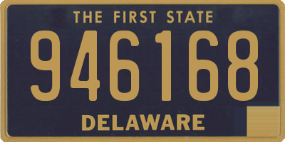 DE license plate 946168