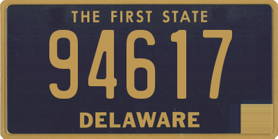 DE license plate 94617
