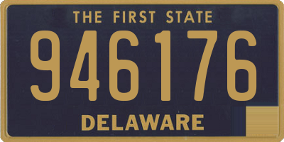 DE license plate 946176