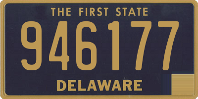 DE license plate 946177